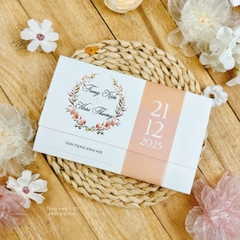 Ngang 465 - Thiệp hoa cỏ nhí phong cách Vintage