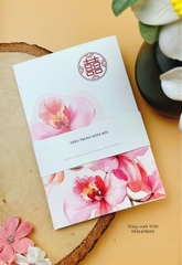 Gập 3 Hoa Hồng - Thiệp gập 3 cắt viền hoa nổi bật