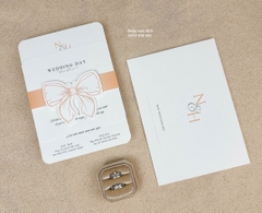 PB đai nơ 474 - Thiệp tối giản sang trọng, hiện đại