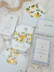 PB 490 - Thiệp sắc xanh tươi mát mùa hè