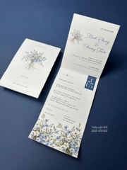 May 480 - Thiệp sắc xanh trang nhã, thanh lịch