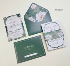 PB 508 - Thiệp hoa sen hiện đại