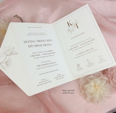 530 CN  - Thiệp phong cách tối giản, trang nhã hiện đại