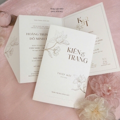 530 CN  - Thiệp phong cách tối giản, trang nhã hiện đại