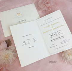 CC 28 - Thiệp phong bì giấy mĩ thuật kết hợp dập thúc nổi