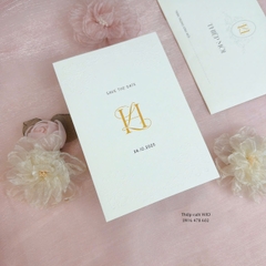 CC 28 - Thiệp phong bì giấy mĩ thuật kết hợp dập thúc nổi