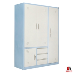 Cách lựa chọn tủ đựng quần áo sắt cho phòng trọ