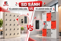 So sánh tủ locker khóa chìa và tủ locker khóa số