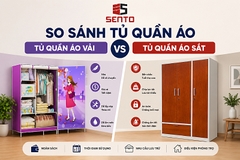 Phòng trọ nên chọn tủ quần áo bằng vải hay tủ quần áo sắt