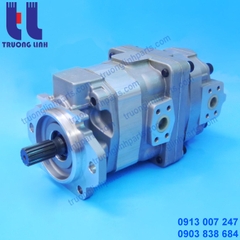 705-51-32080 Bơm Nâng Hạ, Bơm Lái Xúc Lật Komatsu WA450-1 WA470-1- Bơm Hai Tầng