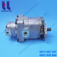 Bơm Thủy Lực Bánh Răng 2 tầng 705-52-30550 Máy Xúc Lật Komatsu WA420-3