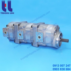 Bơm Thủy Lực - Bơm Bánh Răng - Bơm Chính 705-56-24080  Xe Đào Komatsu PC60-3 - Bơm Ba Tầng