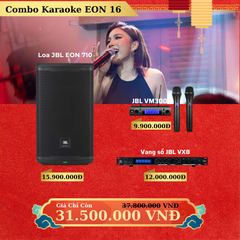 Dàn Loa JBL EON 710, Vang JBL VX8, Mic JBL VM300