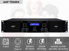 Cục Đẩy Công Suất 4 Kênh AAP TD6004 (Nguồn xuyến, Class H, 600W)