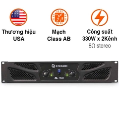 Cục đẩy công suất 2 kênh Crown XLi1500 (Nguồn xuyến, Class AB, 330W)
