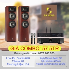 Loa JBL Studio 690 + Amply Marantz Stereo 70s + Vang Số Sumico SU-910