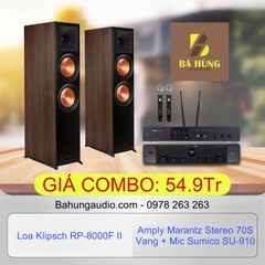Loa Klipsch RP-8000F II + Amply Marantz Stereo 70s + Vang Số Sumico SU-910