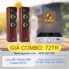 Loa JBL Studio 690 + Amply Unison Research Unico Nuovo