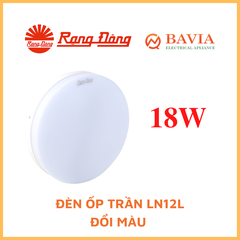 ỐP TRẦN TRÒN 18W ĐỔI MÀU