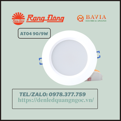 Đèn Led âm trần 9w rạng đông AT04 90/9W