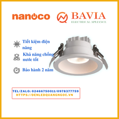 Đèn downlight chống nước Nanoco, NDL1833-73