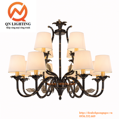 Đèn chùm đồng BAVIA QN-HT926