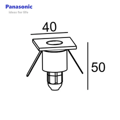 Đèn âm tường Nanoco, NSL2102