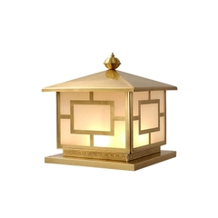 Đèn trụ cổng đồng BA-H5001