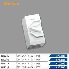 Cầu dao cách ly kín nước IP66 3P 400V