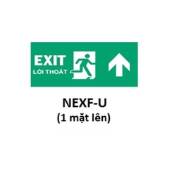 Hình chỉ hướng mặt lên Đèn Exit - sự cố NEXF-U