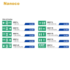 Hình chỉ hướng  Đèn Exit - sự cố NEX2108C1
