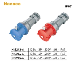 Ổ cắm nối kín nước IP67 125A