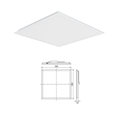 Đèn led Panel Panasonic 600x600 4000K NNFC7055188