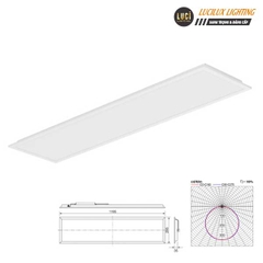 Đèn LED Panel Panasonic 30x120, 36W 6500K