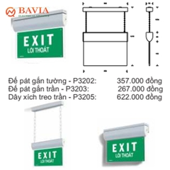 Đèn Thoát Hiểm Exit Paragon PEXM27U