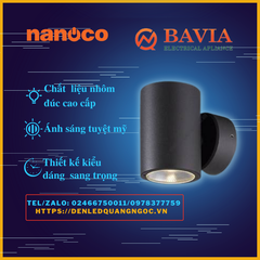 Đèn gắn tường ngoài trời NBL2233 Nanoco, 14W ánh sáng vàng