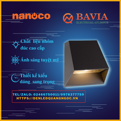 Đèn gắn tường ngoài trời NBL2691 Nanoco, 7W