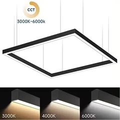 Đèn Led thả thanh nhôm profile vuông 1m 2m 3m