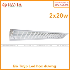 Bộ đèn Led Tube chiếu sáng lớp học T8 TT01 CSLH/20Wx1