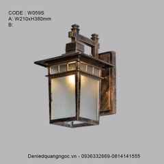 Đèn treo tường ngoài trời W059S