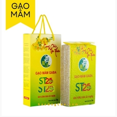 Gạo Mầm Gaba ST25 (hộp 2kg). Gạo Ông Cua