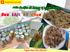 Nem Minh An - Nem thịt bì chua lon bia