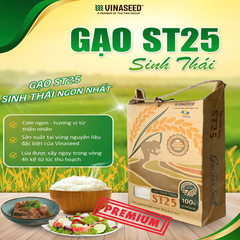 Gạo ST25 Sinh Thái Vinaseed túi 3kg