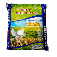 Gạo bồ câu bao 25kg (DNTN Phú Long)