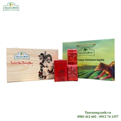 Trà Đinh Ngọc Tiến Vua 300gram - Hộp Gỗ Thông