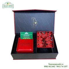 Trà Shan Tuyết Bạch Ngọc 200gram - Hộp Long Phuợng
