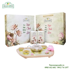 Hộp Trà Ướp Bông Sen Ngọc Tỉnh Liên