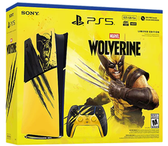Máy chơi game sony playstation ps5 slim marvels wolverine limited edition