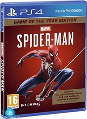 Đĩa Game PS4 Marvel's Spider Man Game of the Year Edition like new