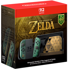 Nintendo Switch 2 The Legend of Zelda 40th Anniversary Edition